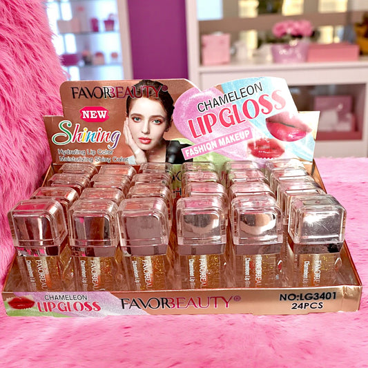 LIP GLOSS FASHION COOL 24 PCS LG3401