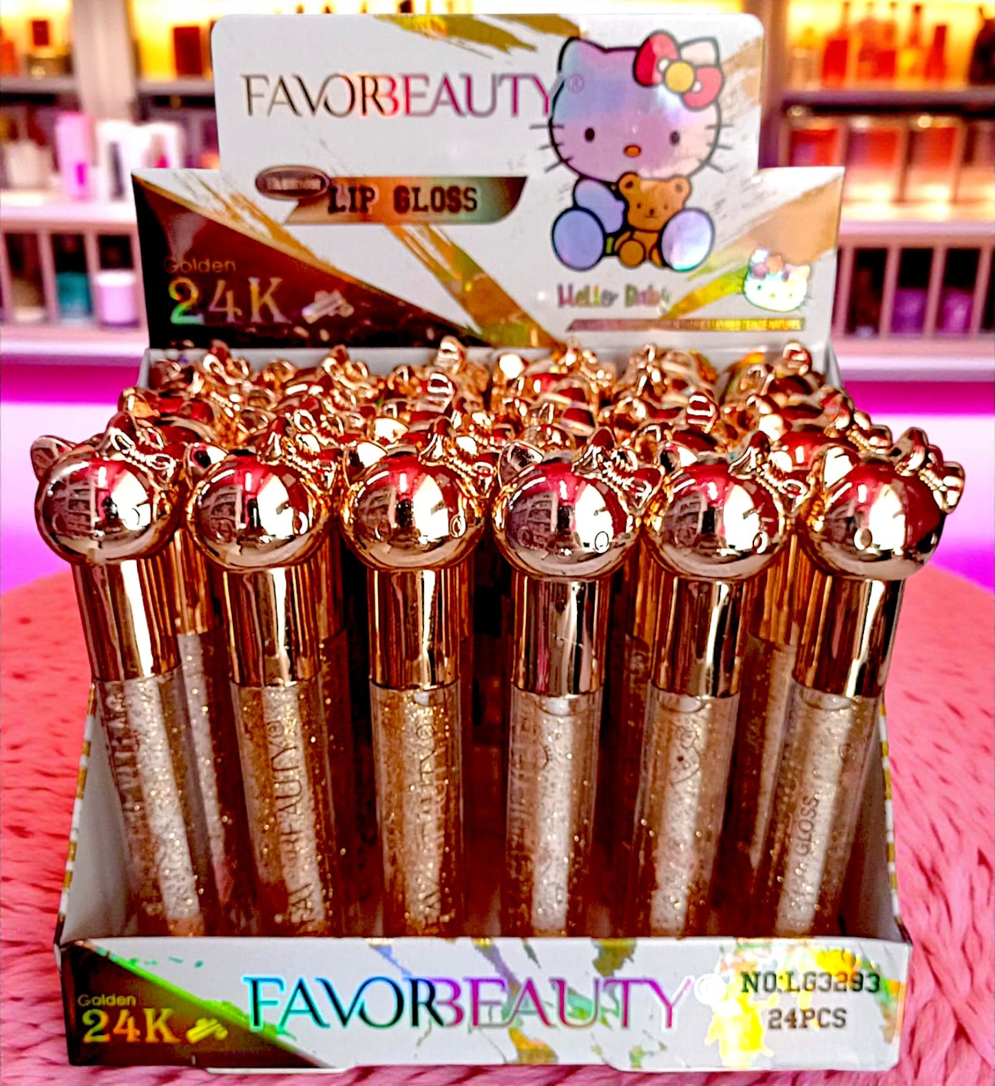 GLOSS MAGICO KITTY 24 PCS LG3293.