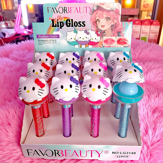 2EN1 GLOSS GLITTER Y BALSAMO KITTY LG3149